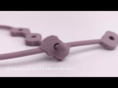 調節可能な歯が生える模造の赤ん坊のシリコーン プロダクト調停者の鎖クリップ