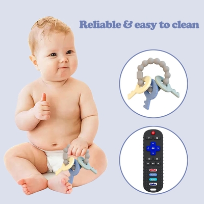 Baby Teething Toys Silicone Baby Teether Toy for Infants 3+ Months