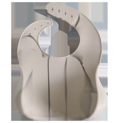 Full Printing Latex Free Customized Marble Silicone Baby Bib For Dinner