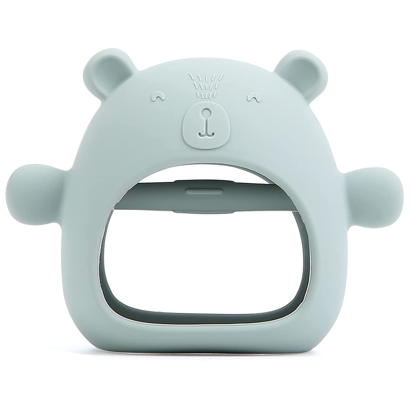 Pain Relief Anti Drop Mitten Silicone Teething Toy For Soothing Sore Gums