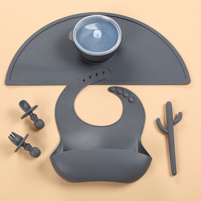 6PCS色によって一致させるシリコーンの供給は幼児のためのディッシュウォッシャーの金庫を置く